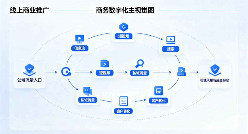 寿光市线上商业推广怎么做？全域流量闭环搭建与低成本转化实战指南